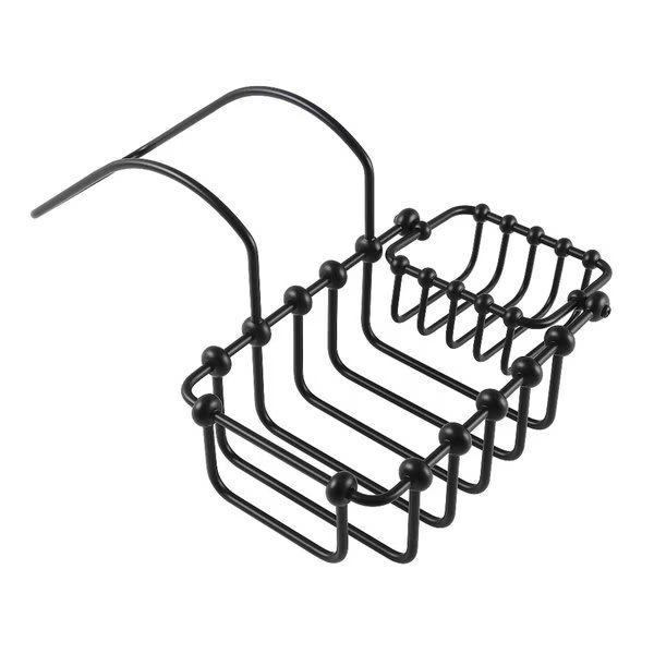 7Inch Swivel Soap and Sponge Holder, Matte Black, Kingston Brass, Mfr#: CC2170